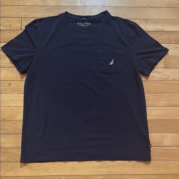 Nautica Navy Blue Short Sleeve Tee Classic Style - Picture 1 of 4